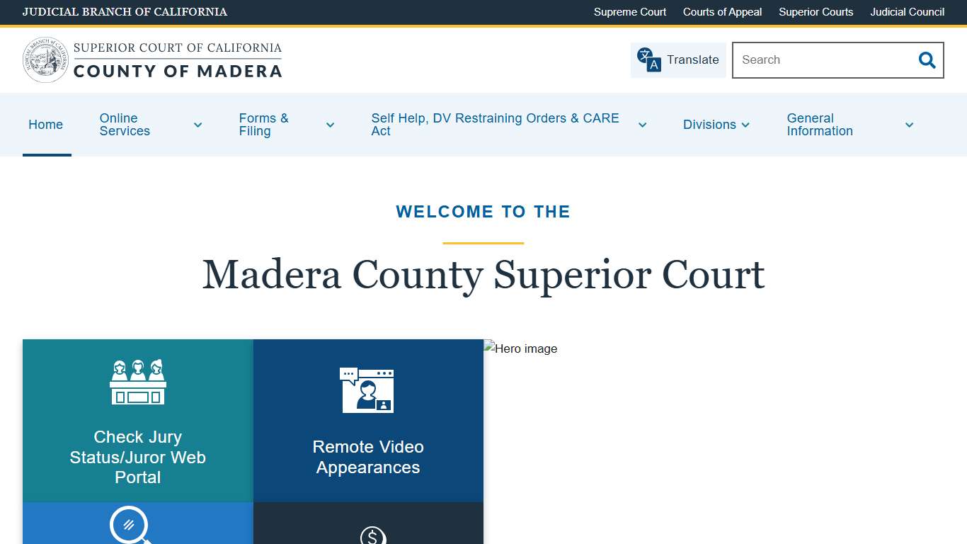 Home | Superior Court of California | County of Madera
